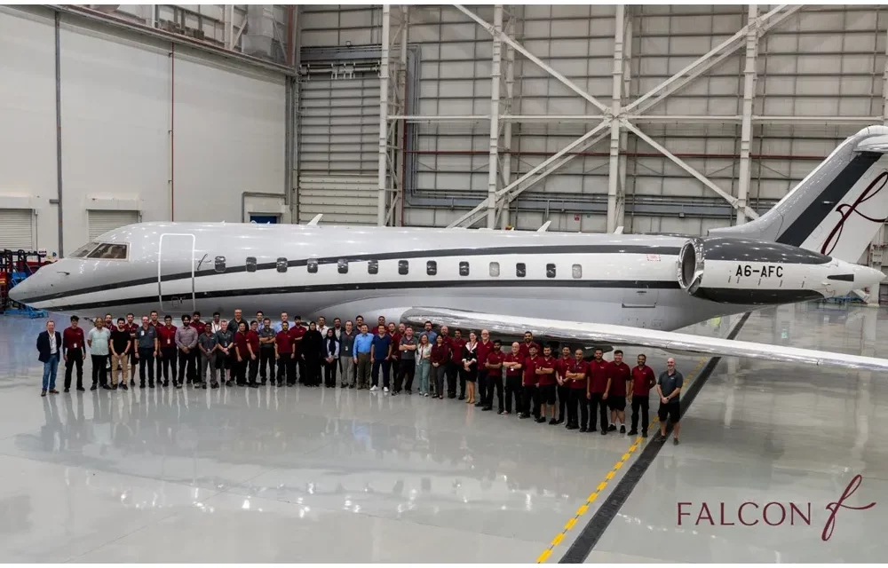Falcon Technic تُعيد تشغيل طائرةGlobal Express XRS بعد عملية صيانة هامة