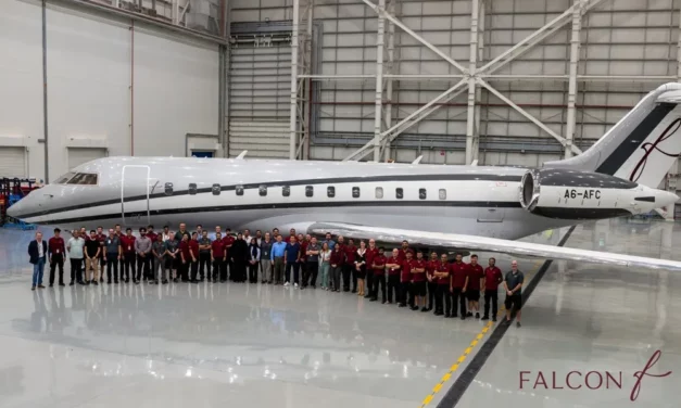 Falcon Technic تُعيد تشغيل طائرةGlobal Express XRS بعد عملية صيانة هامة