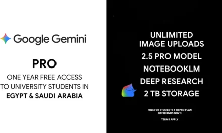 اشتراك مجّاني في النسخة المدفوعة من Google Gemini لمدة عام لطلاب الجامعات في السعودية