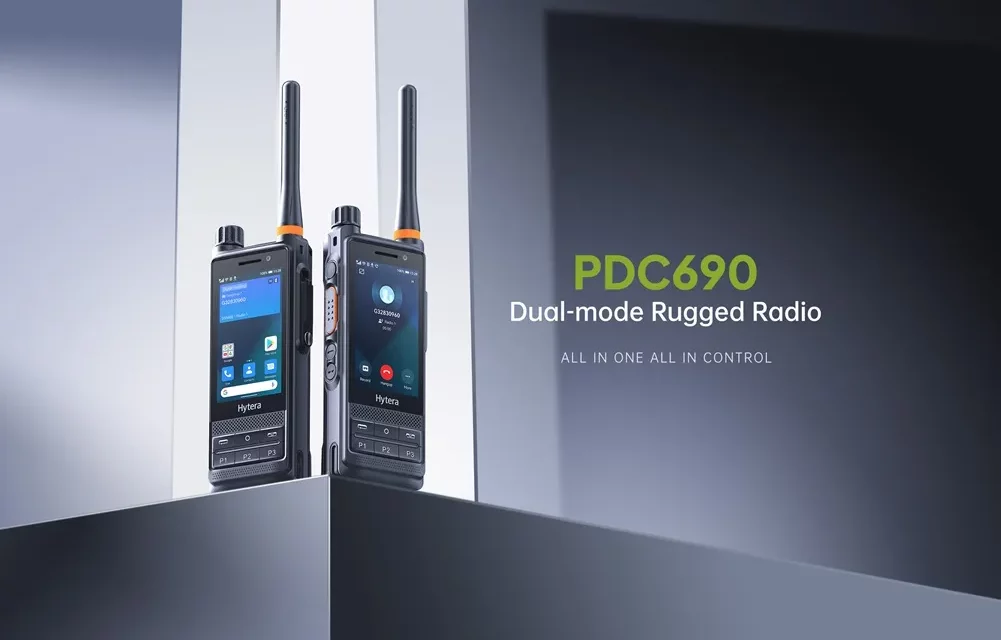  شركة Hytera تكشف النقاب عن PDC690: جهاز راديو ثنائي الوضع يعمل بنظام Android مخصص لفرق المهام الحيوية