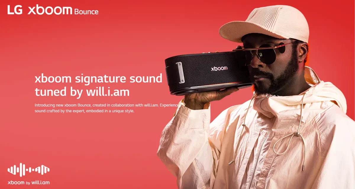 أطلقوا العنان لأجمل النغمات مع مكبر الصوت LG XBOOM BOUNCE ليكون رفيقكم المفضل في كل مغامراتكم  