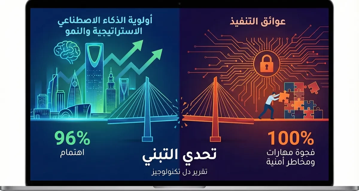 تقرير “دل”: فجوة المهارات ومخاوف البيانات أبرز تحديات تبني الذكاء الاصطناعي في السعودية
