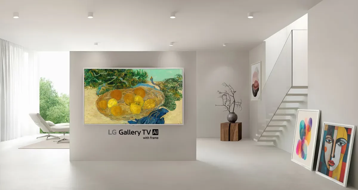 إل جي تطلق تلفزيون Gallery الجديد بتصميم فني وتقنيات متطورة