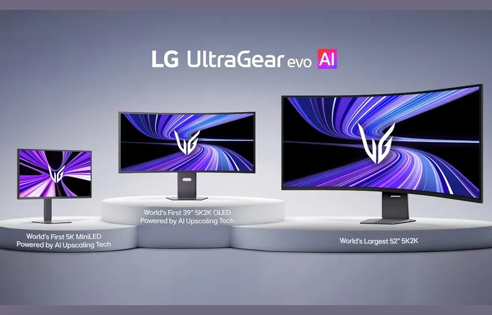 إل جي تطلق شاشات LG UltraGear evo بتقنية الترقية إلى 5K بالذكاء الاصطناعي