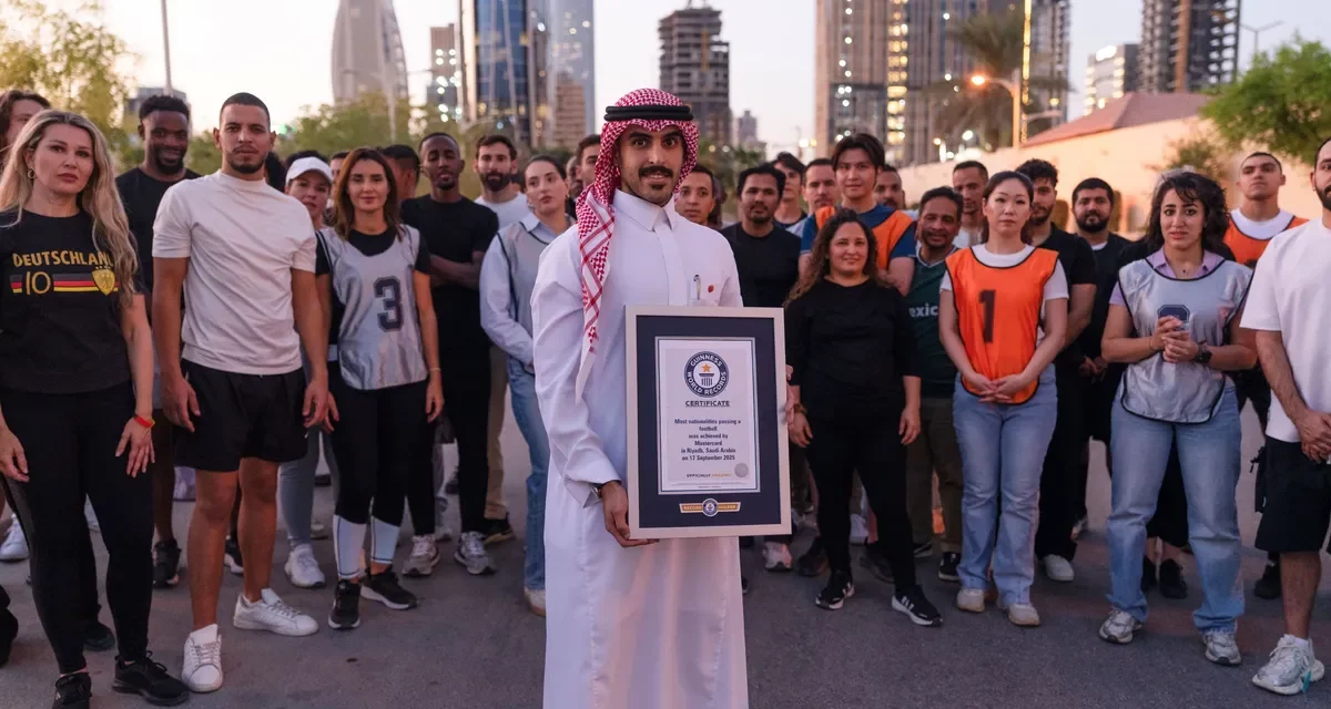 ماستركارد تحقق رقم قياسي غينيس في السعودية بمشاركة 50 جنسية