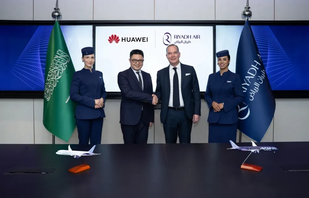 طيران الرياض وهواوي يوقعان شراكة رقمية تستهدف السوق الصيني