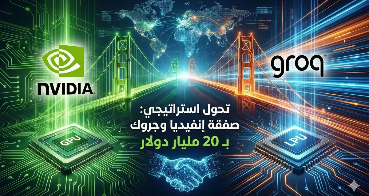 تحول استراتيجي: خفايا صفقة إنفيديا وجروك بقيمة 20 مليار دولار