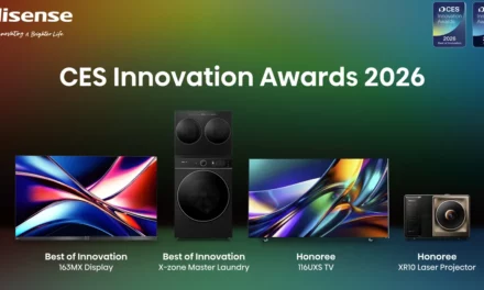 Hisense تحصد 58 جائزة في معرض CES 2026 لابتكار شاشات العرض