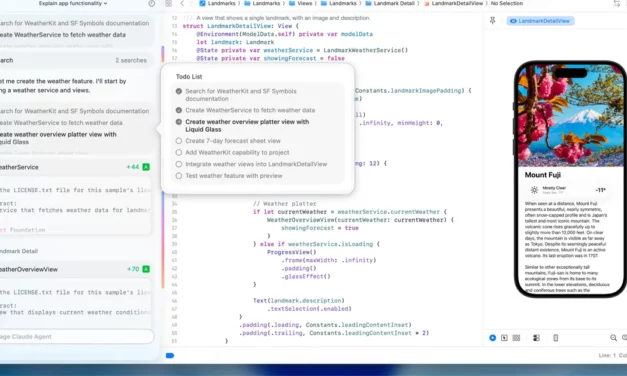 أبل تطلق Xcode 26.3 بدعم البرمجة الوكيلية