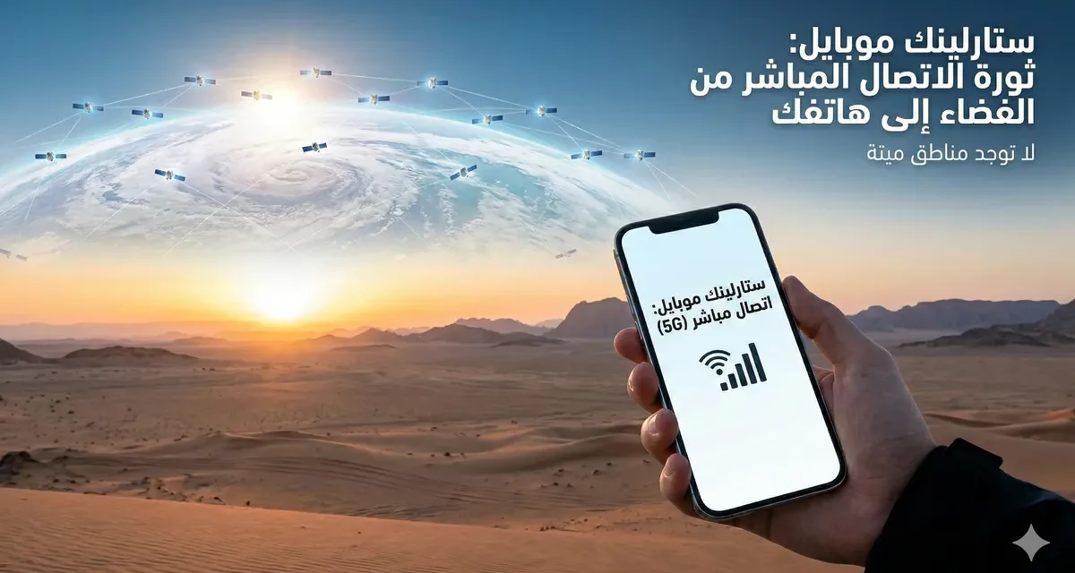 ستارلينك موبايل: رؤية سبيس إكس لعالم متصل بلا “مناطق ميتة”