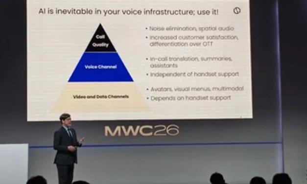 GlobalData تصدر ورقة بيضاء تطور الصوت في MWC 2026 مع خارطة طريق لدمج الذكاء الاصطناعي في شبكات الاتصالات