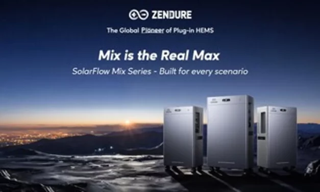 Zendure تطلق سلسلة SolarFlow Mix في أوروبا بثلاثة أنظمة تخزين منزلية