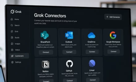 Grok Connectors – متاح الآن على منصة ويب مع دعم التكامل