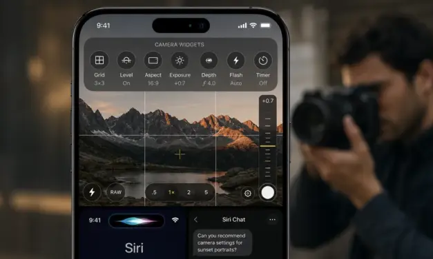 آبل تخطط لتطبيق كاميرا قابل للتخصيص بالكامل في iOS 27 الكاميرا قابلة للتخصيص وإعادة تصميم Siri