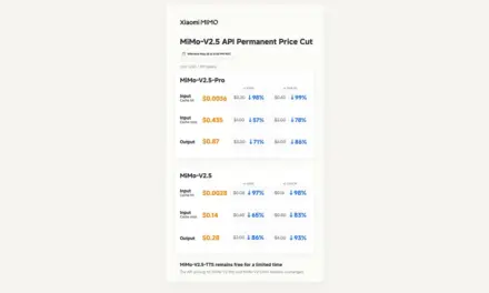 شاومي تخفض أسعار MiMo API بشكل دائم بنسبة تصل إلى 99 بالمئة