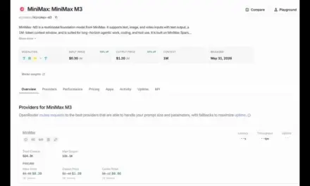 إطلاق نموذج MiniMax M3 متعدد الوسائط بنافذة سياق تبلغ مليون رمز