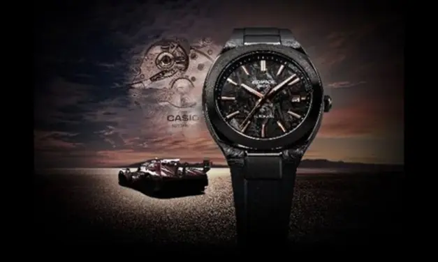 Casio تطلق ساعة EDIFICE الجديدة بحركة أوتوماتيكية وتصميم عاكس للضوء