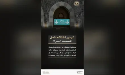 المسجد الحرام يفعل الشاشات الإرشادية الإلكترونية لتسهيل حركة الحشود