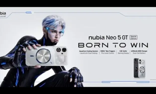 نوبيا تطلق هاتف nubia Neo 5 GT المخصص للألعاب بنظام تبريد مزدوج