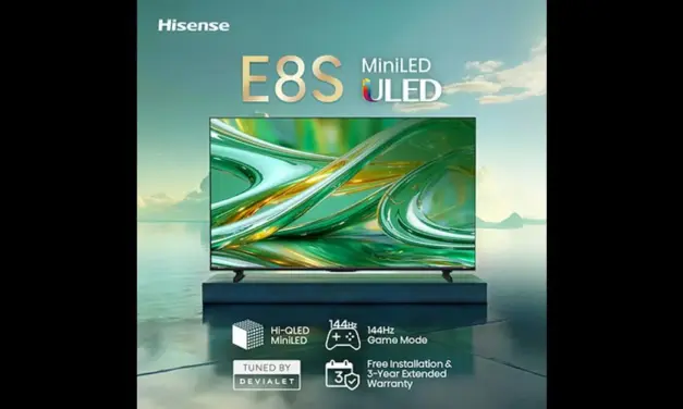 هايسنس تطرح تلفزيون E8S ULED MiniLED الجديد لعام 2026 بمواصفات متطورة للألعاب والترفيه