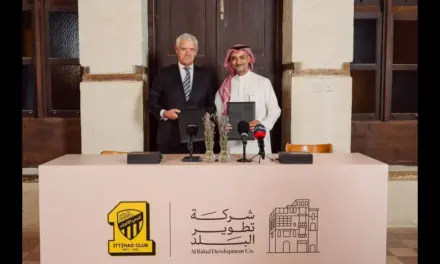 شركة تطوير البلد توقّع اتفاقية رعاية بلاتينية مع نادي الاتحاد