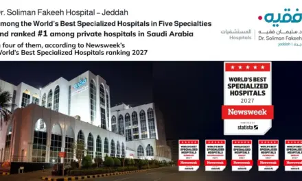مستشفى سليمان فقيه بجدة ضمن الأفضل عالمياً في خمسة تخصصات بتصنيف نيوزويك 2027