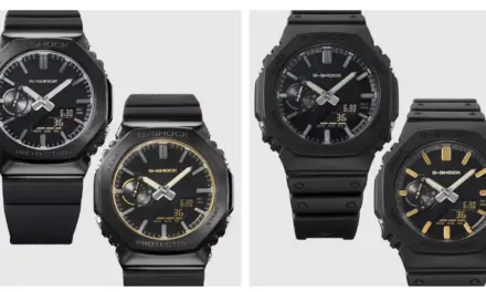 كاسيو تطلق سلسلة ساعات جي شوك LUXE BLACK بتشطيبات سوداء مطفية