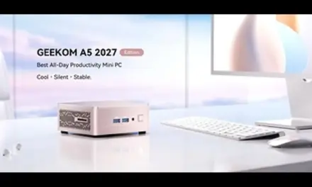 شركة GEEKOM تطلق جهاز A5 إصدار 2027 المخصص للإنتاجية المستمرة