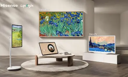 Hisense تطلق شاشة RoamView المتنقلة ببطارية مدمجة ودعم دقة 4K