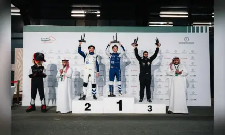 فيصل القباني يسجل رقماً قياسياً ويتوج بالجولة الثانية من بطولة السعودية تويوتا كسر الزمن