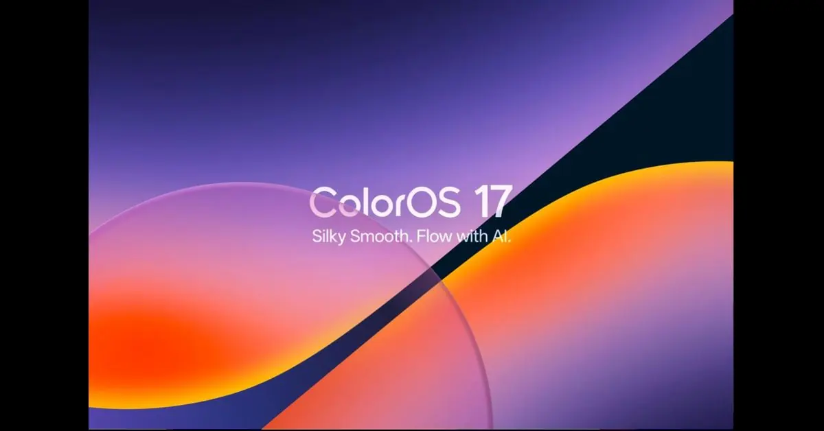 نظام ColorOS 17 على واجهة هاتف ذكي حديث