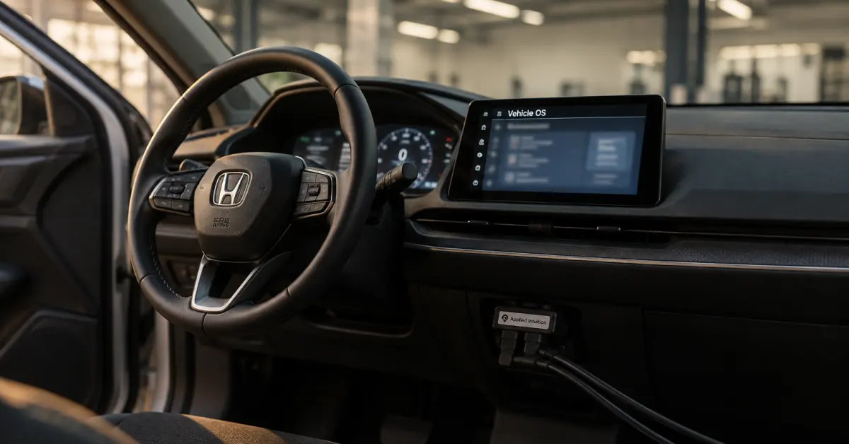 المركبات القائمة على البرمجيات في مشروع مشترك بين Honda وApplied Intuition