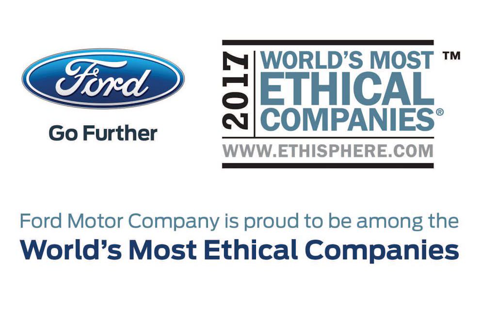 Corporate Responsibility Puts Ford Among World’s Most Ethical Companies for Eighth Straight Year