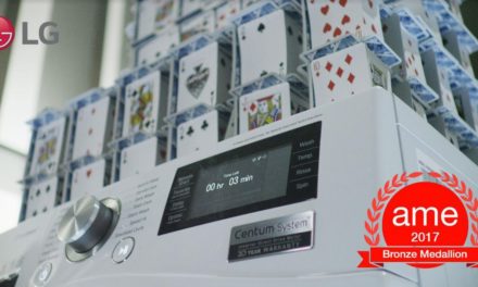 CONSTRUCTING HOUSE OF CARDS ON RUNNING WASHING MACHINE EARNS LG PRESTIGIOUS INDUSTRY AWARD