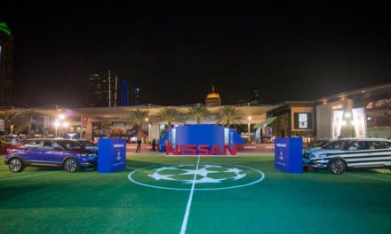 Nissan Cars Face off in the Ultimate Game of Auto Football at Dubai International Motor Show