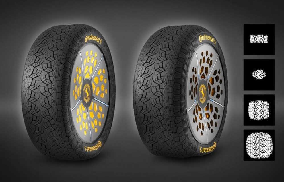 Continental presents two new tyre technology concepts for greater safety and comfort