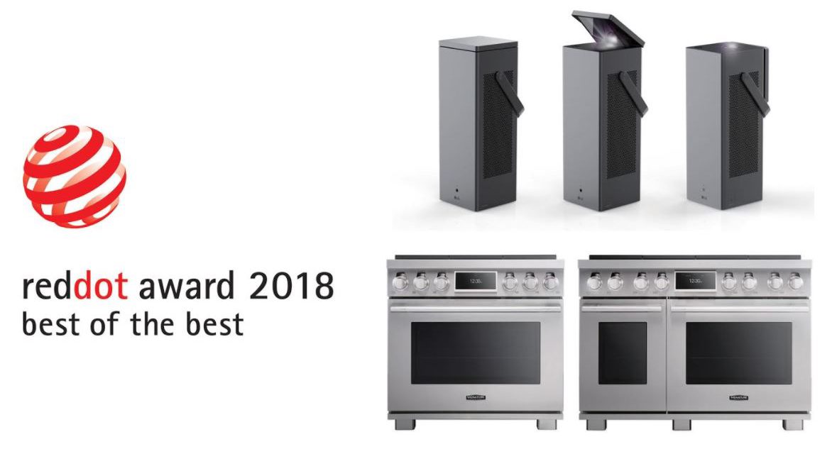 LG ONCE AGAIN EARNS TOP HONORS AT 2018 RED DOT AWARDS