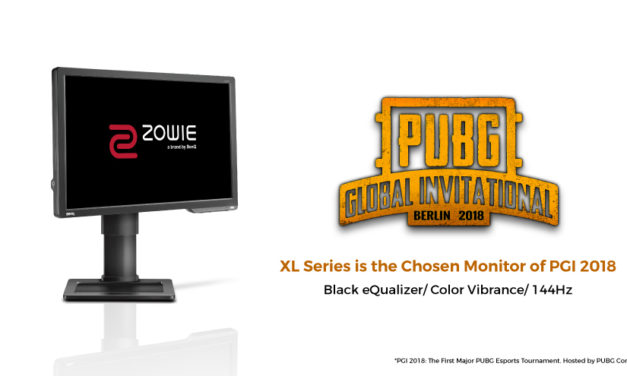 BenQ ZOWIE XL2411P is the chosen monitor of PUBG Global Invitational 2018