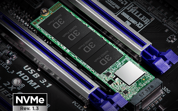 Transcend Recommends Gamers Its MTE110S PCIe NVMe M.2 SSD for Faster Game Load Time with AAA Title Games