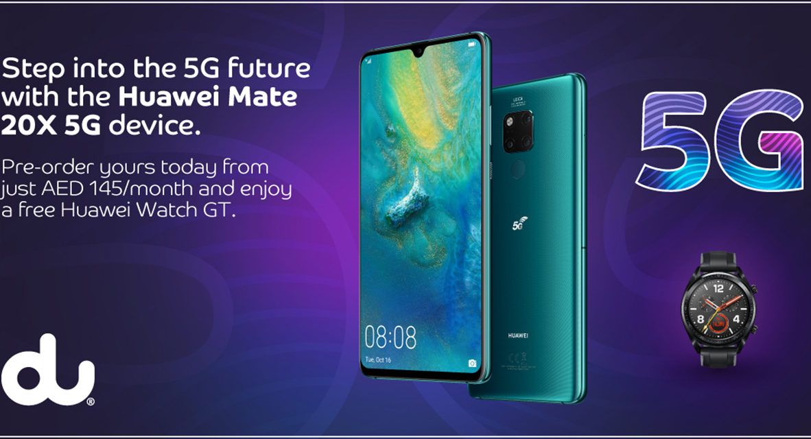 du Expands 5G Mobile offers with Huawei Mate 20 X