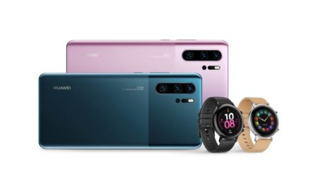 Two new shades of the Flagship Champion HUAWEI P30 Pro and the elegant new watch GT2