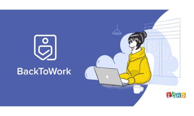 Zoho offers BackToWork system free for all organizations