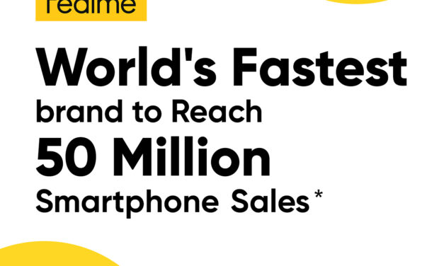 realme exceeds the barrier of 50 million users, to be ranked seventh in the world