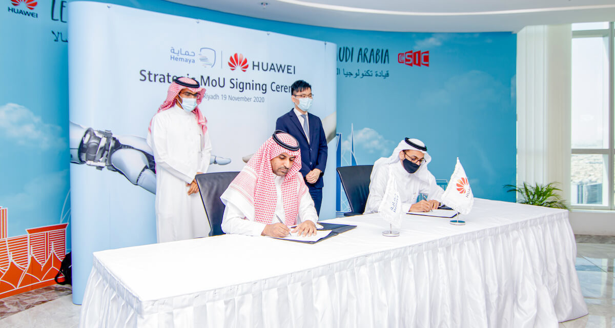 Hemaya and Huawei signed strategic partnership to create safer cyberspace in Saudi Arabia