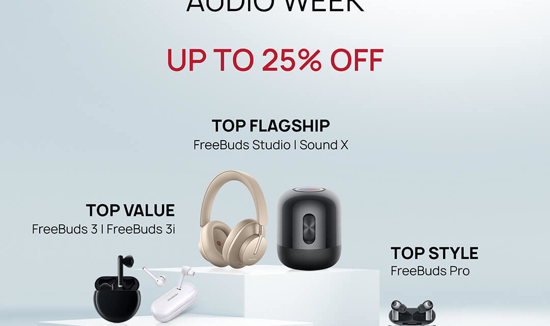 Looking for a brand new audio device? Choose one from Huawei’s line-up of audio devices to enjoy top-notch sound and comfort