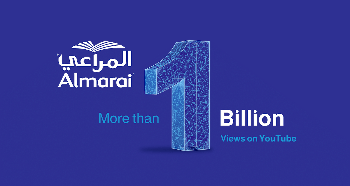 Almarai, 1st brand to break 1 billion views on YouTube