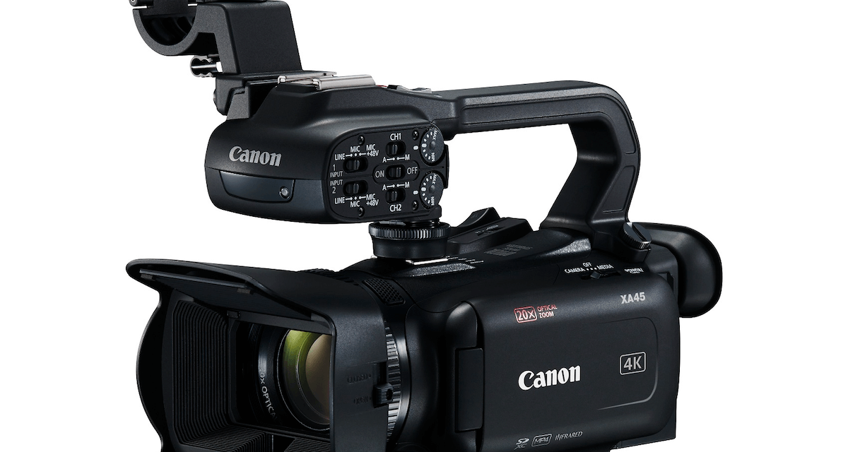 Canon XA45 now available in EMEA – a compact 4K camcorder with professional recording capabilities
