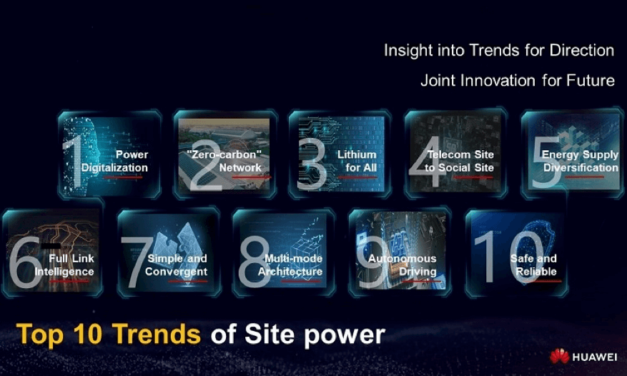 Technology and Industry Trend: Huawei Launch Top Ten Trends of Site Power
