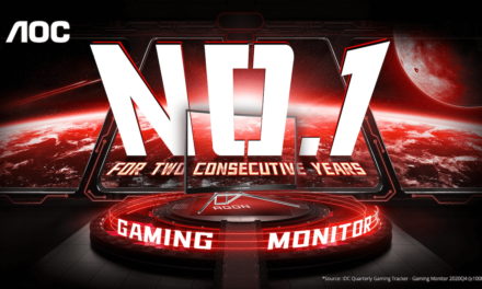 AOC named as no.1 in Gaming Monitors worldwide in 2020