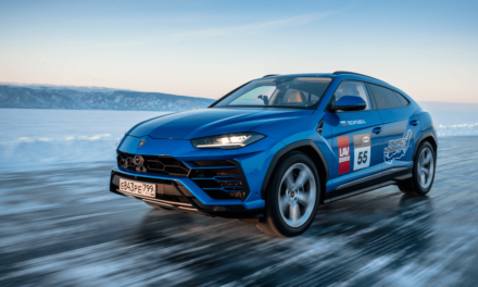 Lamborghini Urus sets high-speed record on the ice of Lake Baikal